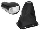 Toyota Avensis II 03-09 knob 5 Gear + Gear Shift Lever Cover / Gear stick gaiter 2pcs set