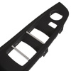 BMW 5 F10 F11 09-17 uchwyt wewnętrzny CZARNY drzwi przednich lewych 1-otwór + uchwyt wewnętrzny CZARNA SKÓRA drzwi przednich prawych 2 szt. KPL