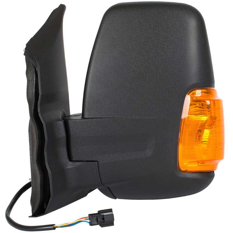 Ford Transit Mk8 14-19 wing mirror electric orange Indicator Left