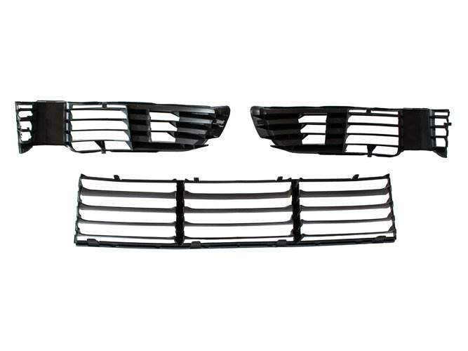 VW Passat B5 FL 00-05 (Without fog lamp version) Bumper ventilation grill L+R+Center set