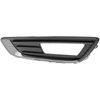 Ford FOCUS III FL 12-16 Z HALOGENAMI atrapka kratka w zderzak przedni CZARNA + CHROM lewa