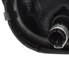 VW TOURAN 03-11 Gear / gearbox knob BLACK + SILVER RING + BLACK LID 5+R + Lever Gaiter WITH FRAME
