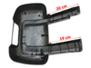 Citroen Jumper 2006- Outside mirror housing Left (Long arm version) set