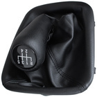 BMW 3 E30 82-94 gałka zmiany biegów CZARNA EKOSKÓRA + mieszek CZARNY z ramką 5 BIEGÓW