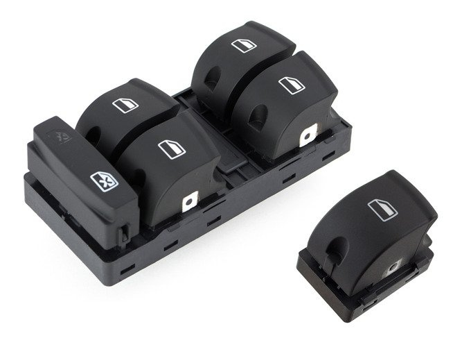 Audi A6 C6 04-11 Window lifter / regulator control panel (electric adjustment version) 2 pcs set