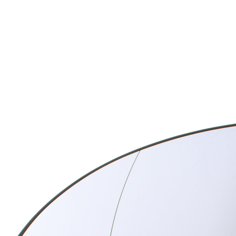 Vauxhall / Opel Corsa D 2006-2014 Mirror glass / mirror insert Heated Left