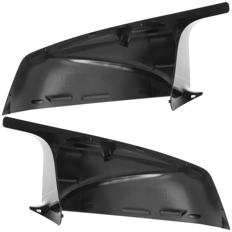 BMW 7 F01 F02 08-11 nakładka lusterka BLACK GLOSSY lewa + prawa 2 szt. KPL