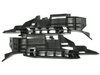 Peugeot 307 01-05 Front bumper bracket Left + Right set