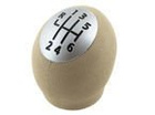 VAUXHALL MOVANO 98-03 Gear / gearbox knob BEIGE + MAT CHROME CAP 6+R