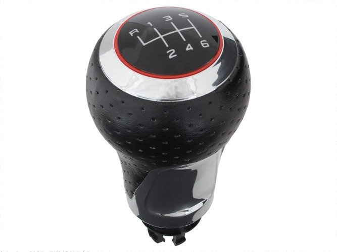 Audi A4 B6 00-04 Gear shift knob S-LINE black + CHROM 6 speed