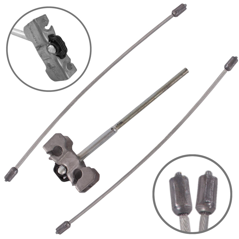 Nissan PRIMASTAR 2001- Regulator linek hamulca ręcznego + 2x linka