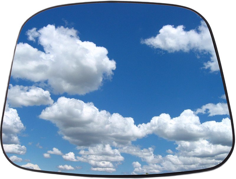 Fiat QUBO 2008- wkład lusterka OGRZEWANY lewy