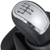 Skoda Fabia I 99-08 Gear shift knob SILVER + Lever Gaiter