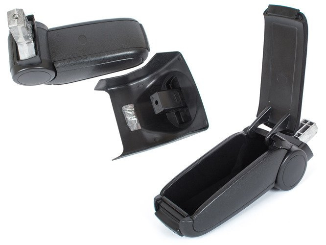VW Jetta III 05-10 armrest set BLACK FABRIC + mounting kit
