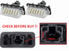Toyota Auris Avensis Camry Corolla Prius Verso Yaris Licence plate lights LED 2 pieces. set.