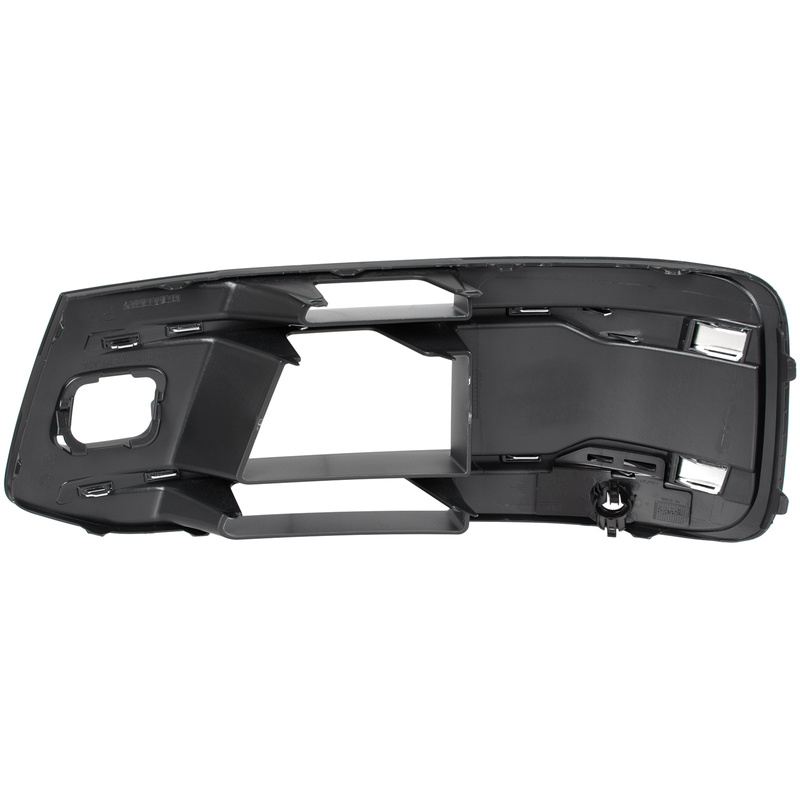 Audi Q7 4M 15-19 atrapka kratka w zderzak przedni CZARNA + SILVER prawa