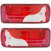 VW Crafter KONTENER 2006- lampa tylna CZERWONO-BIAŁA lewa + prawa 2 szt. KPL