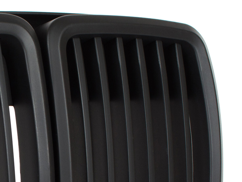 BMW 3 E30 82-94 Radiator grill / air intake Left + Right set BLACK MAT