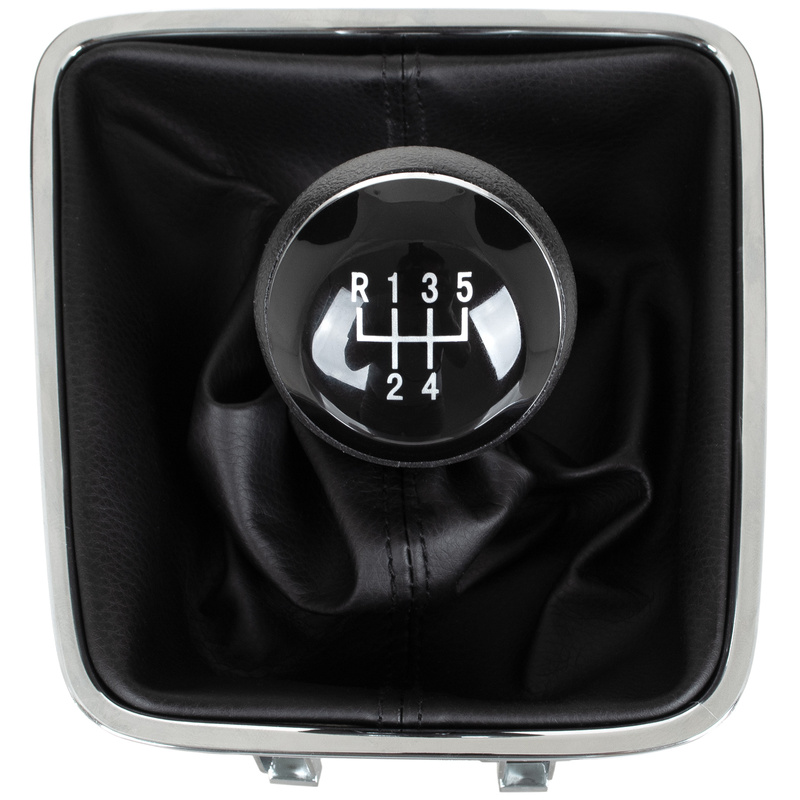 VW Sharan 2010- gałka zmiany biegów CZARNA 5 BIEGÓW + MIESZEK OTWÓR 12 MM