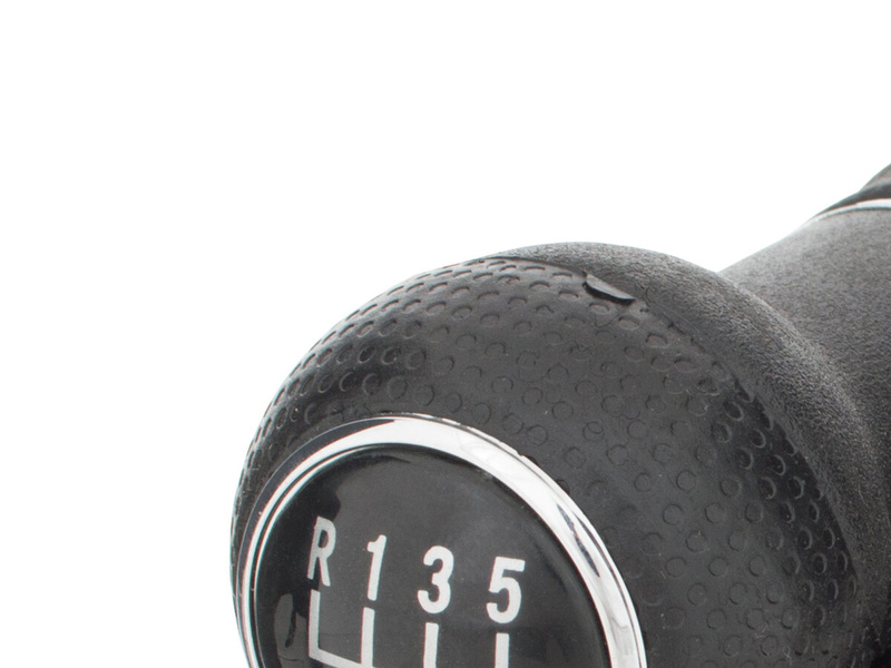 VW Golf IV 97-03 Gear shift knob + Lever Gaiter Red thread + frame CHROM 5 Gear Hole 12MM
