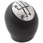 Renault Megane II 02-08 III 2008- Gear shift knob 5 Gear BLACK + CHROM