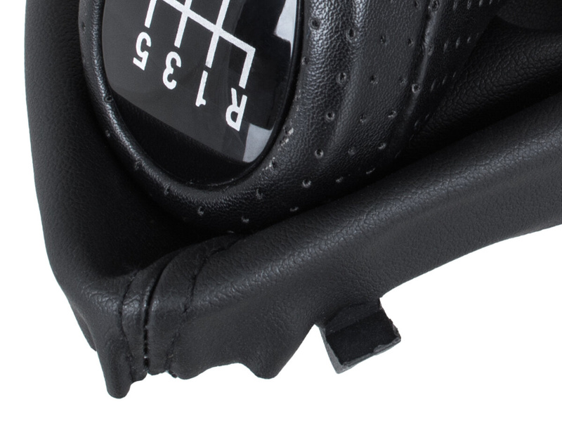 BMW 1 E81 07-11 Gear shift knob BLACK 5 Gears + Lever cover / gaiter