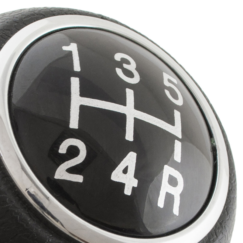 Peugeot 206 Gear shift knob BLACK + WHITE SCHEME