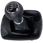 Audi A6 C6 04-11 Gear shift knob BLACK + Lever Gaiter BLACK