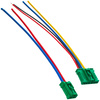 Renault Clio III Blower motor Resistor Wiring harness 6441L1 (2 pin + 4 pin) 2pcs set