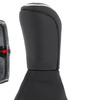 Audi A4 B8 07-15 Gear shift knob BLACK 6 Gears + Lever Gaiter BLACK