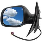 VW T5 FL 2009- wing mirror Electric heated Black Left