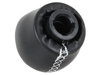 Renault Scenic II III Gear shift knob 6 speed black leather + SILVER