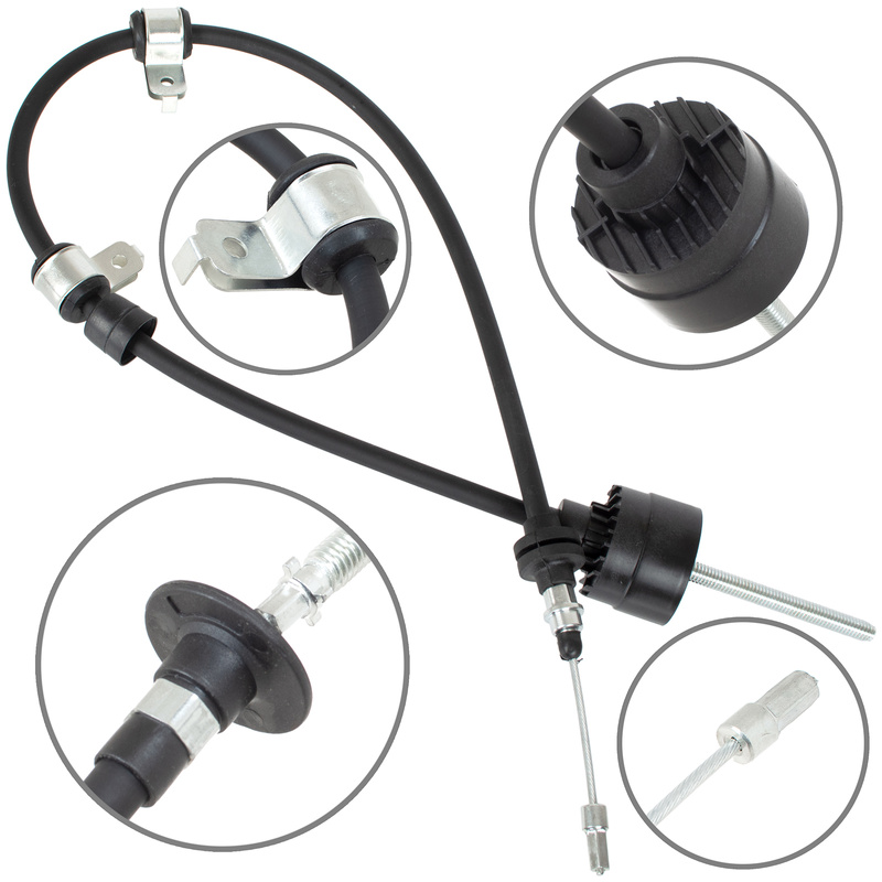 Peugeot 508 I 10-18 linka hamulca ręcznego elektrycznego lewa