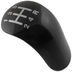 Ford Fiesta 2002- Gearbox knob emblem BLACK