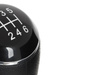 VW Polo V 6R 2009- Gear shift knob BLACK + Lever Gaiter with frame CHROM 6 Gears