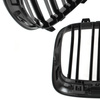 BMW X1 E84 09-15 atrapy między reflektory (nerki) lewa + prawa kpl. BLACK GLOSSY DOUBLE BAR