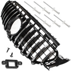 Mercedes E-KLASA W213 W238 C238 16-19 atrapa między reflektory (grill) CZARNA + CHROM