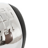 SKODA OCTAVIA MK2 II 04-11 Gear / gearbox knob BLACK + CHROME LID 5+R + LEATHER Lever Gaiter WITH FRAME