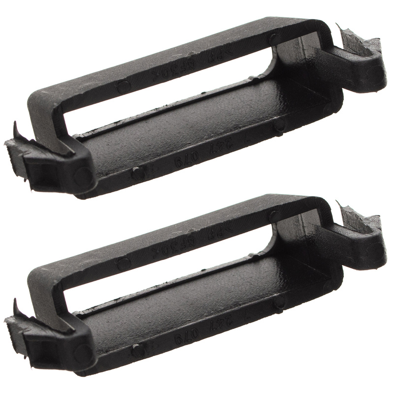 MINI F54 F55 F56 F57 2x zaczep + 2x zabezpieczenie zaczepu maski pokrywy silnika 4 szt. KPL