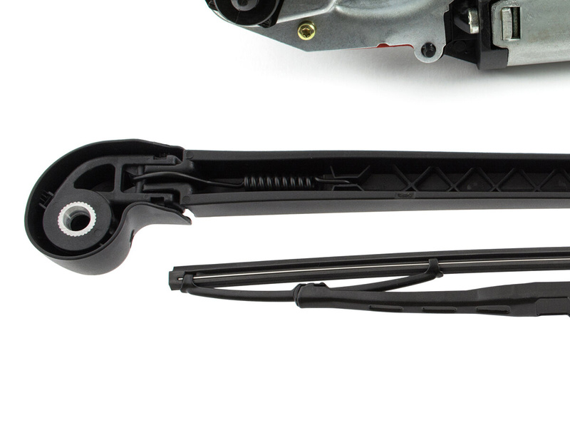 Audi A3 8P 2003- SET of:  wiper motor + Wiper arm + blade + Rear window washer nozzle 3pcs set