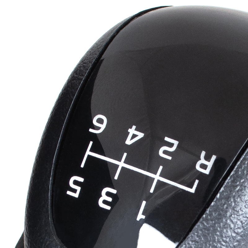 Mercedes W203 C-class 00-07 Gear shift knob BLACK + Lever Gaiter 6 Gears
