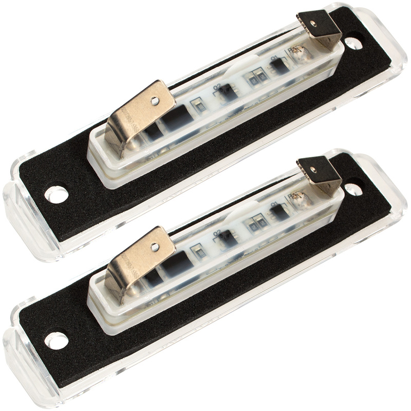 Mercedes S124 E-Klasa R129 SL-Klasa Licence plate lights LED 2 pieces. set.