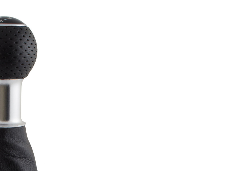 Audi A4 B7 04-08 Gear shift knob BLACK 6 Gears + Lever Gaiter BLACK S-Line