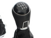 VW Passat B6 06-11 Gear shift knob BLACK + Lever Gaiter with frame CHROM 6 Gears