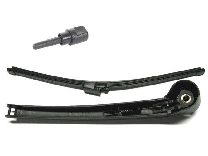 VW Tiguan 07-11 wycieraczka tylna ramię + pióro + dysza spryskiwacza tylnej szyby 2 szt KPL