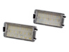 Seat Altea Arosa Cordoba I II Ibiza II III Leon Toledo III Licence plate light / lamp LED 2 pcs set