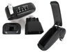 VW Caddy 2003- armrest set BLACK FABRIC + mounting kit