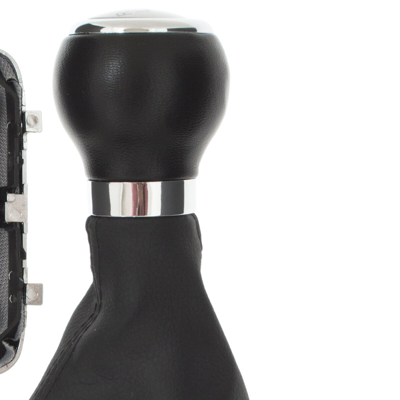 VW Passat CC 08-12 Gear shift knob SILVER + Lever Gaiter with frame CHROM 6 Gears