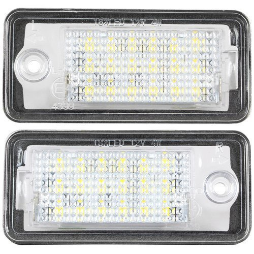 Audi A3 A4 A6 A8 Q7 Licence plate light / lamp LED 2 pcs set