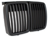 BMW 3 E30 82-94 atrapy między reflektory (nerki) lewa + prawa kpl. BLACK MAT